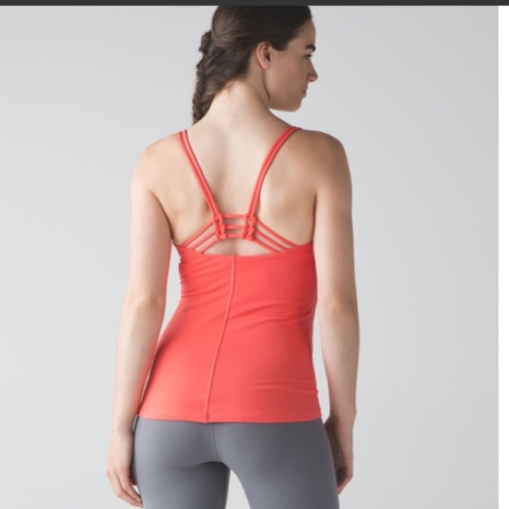 Lululemon Sunset Flow Tank - Cape Red Size 4